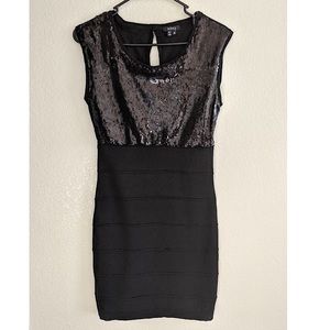 Sequin Top fitted Dress